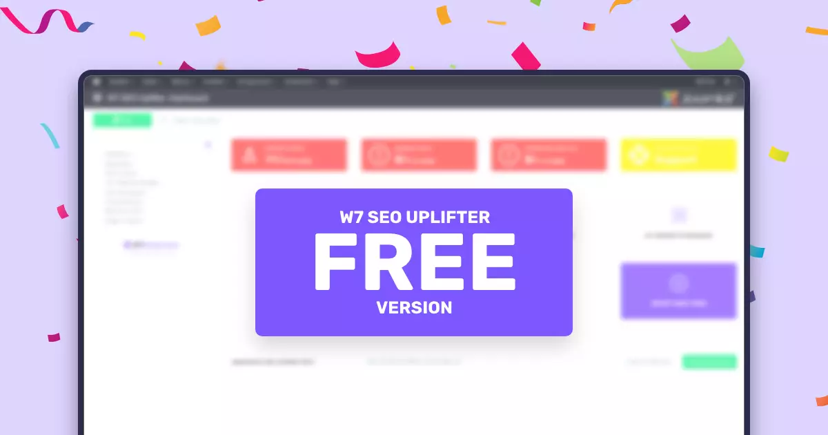 W7 SEO Uplifter Free Version Is Here!